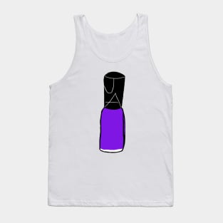 Purple Nail Polish Tank Top